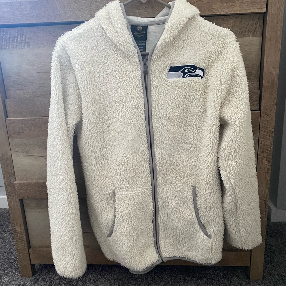 Fuzzy Seahawks sweater